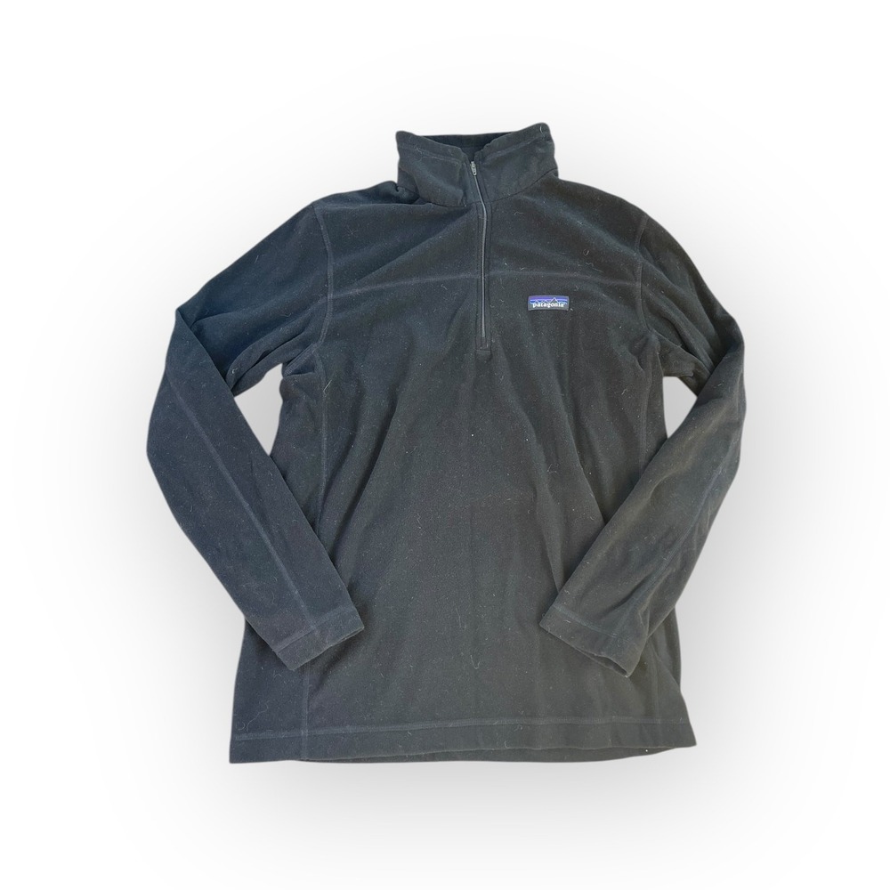 Patagonia Men's Micro D Fleece Pullover Black Size M
